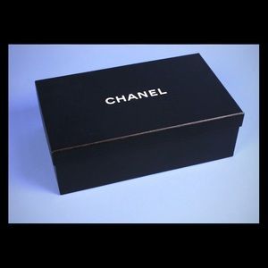 Empty Chanel Black Shoe Box 11.5” x 7”